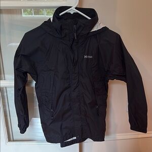 Kids Marmot Black raincoat